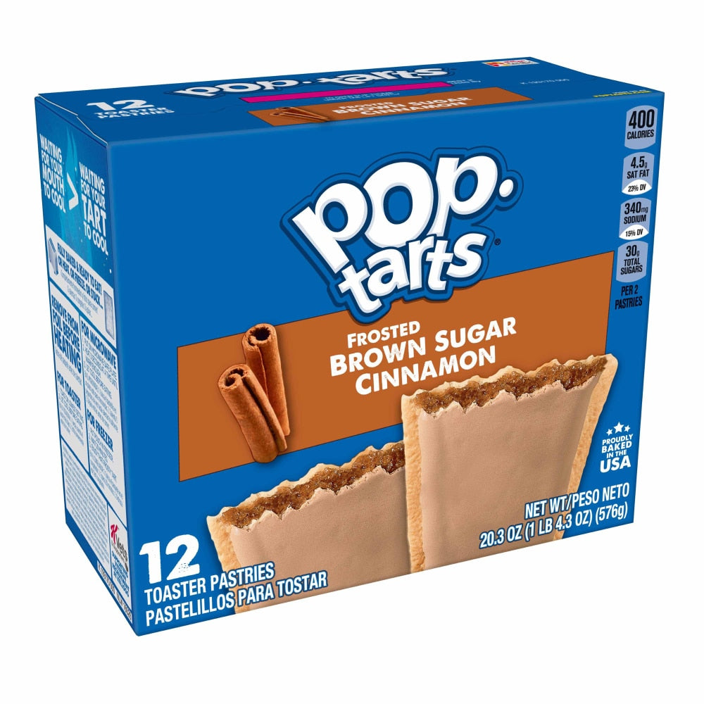 Pop-Tarts Brown Sugar Cinnamon 2 Ct - Pack of 12