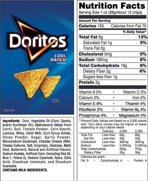 Doritos Cool Ranch Regular - Pack of 10 - Ship Me Snacks