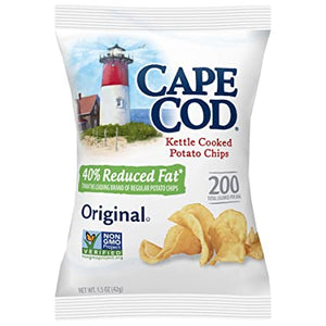 Cape Cod Chips Original 40% Reduced Fat - Pack of 10