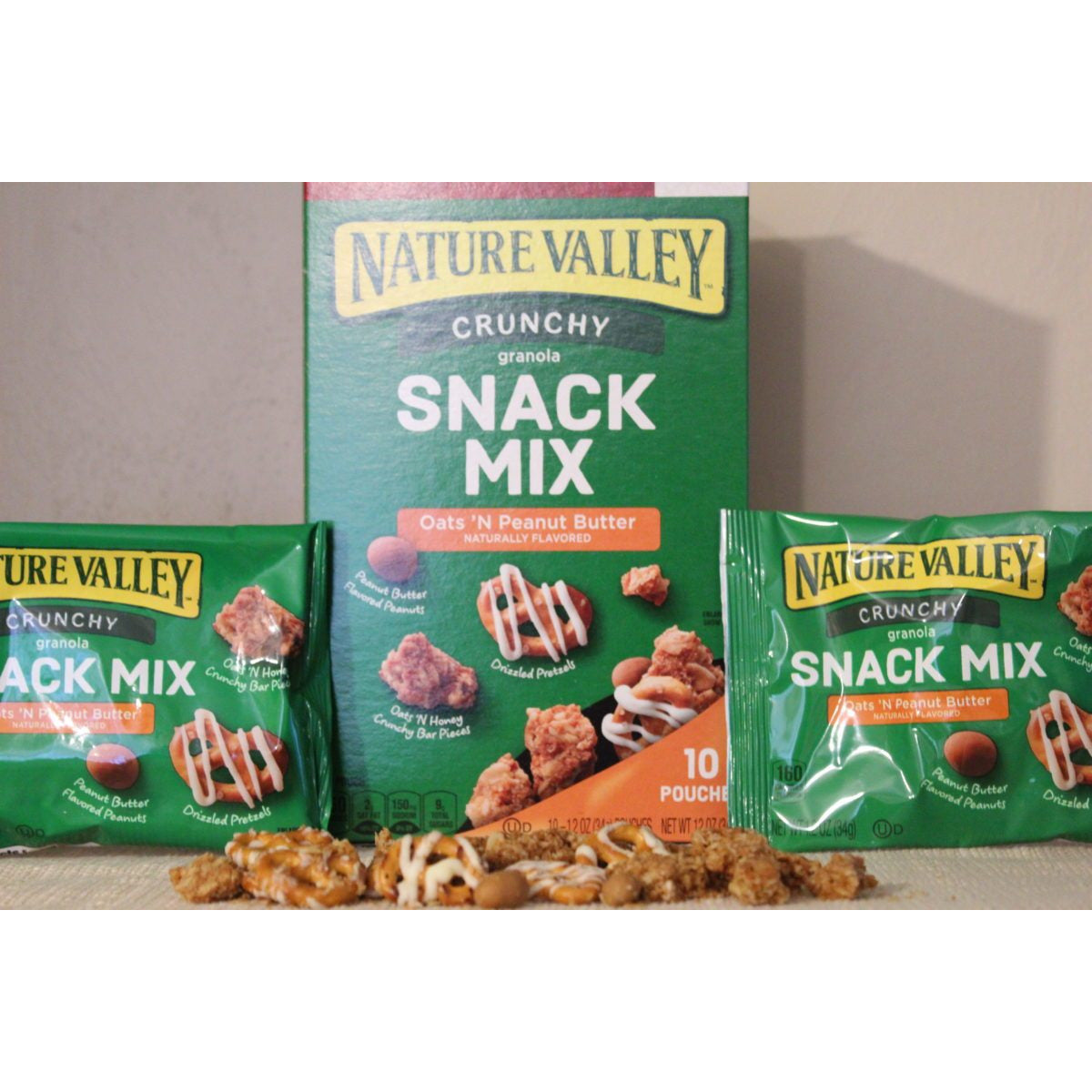 NV Snack Mix Oats 'n Peanut Butter - Pack of 12