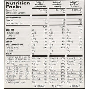 Nutri Grain Cereal Bars Variety - Pack of 12