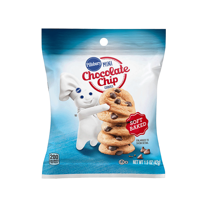 Pillsbury Mini Chocolate Chip Cookies - Pack of 10