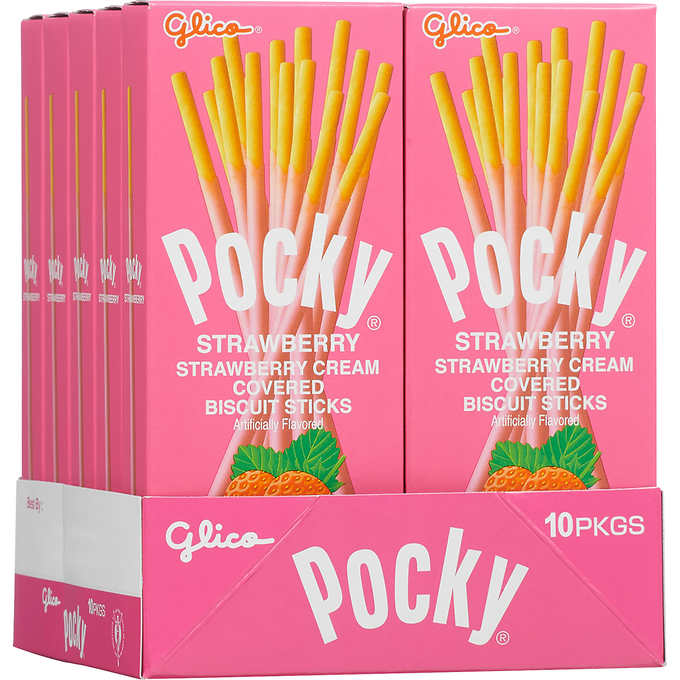 Pocky Strawberry - Pack of 12 - Ship Me Snacks