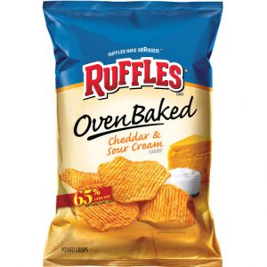 Ruffles Oven Baked Cheddar & Sour Cream - Pack of 10
