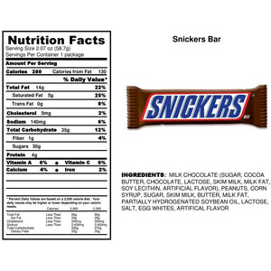 Snickers Bar Nutrition Label snickers-bar-nutrition-label
