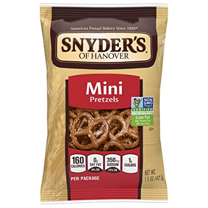 Snyder's Mini Pretzels - Pack of 10