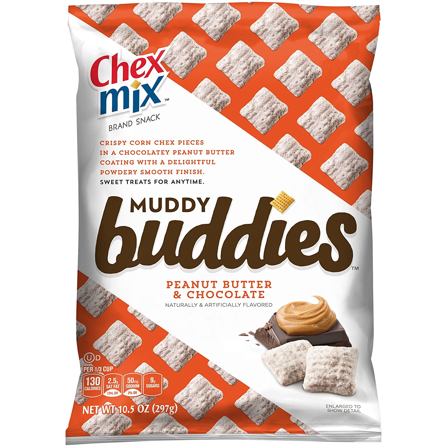 Chex Mix Muddy Buddies Peanut Butter & Choc - Pack of 10
